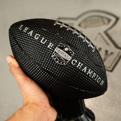 TrophySmack Vivid Football Trophy Topper - Black