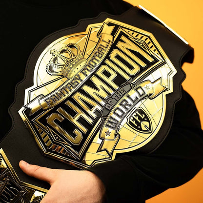 TrophySmack World Heavyweight Fantasy Football Championship Belt - PRE-SALE