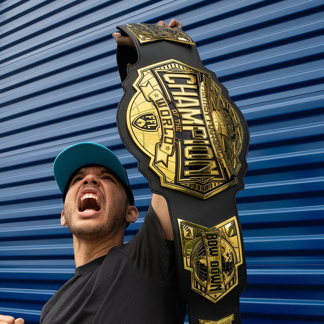 TrophySmack World Heavyweight Fantasy Football Championship Belt - PRE-SALE
