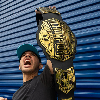 TrophySmack World Heavyweight Fantasy Football Championship Belt - PRE-SALE