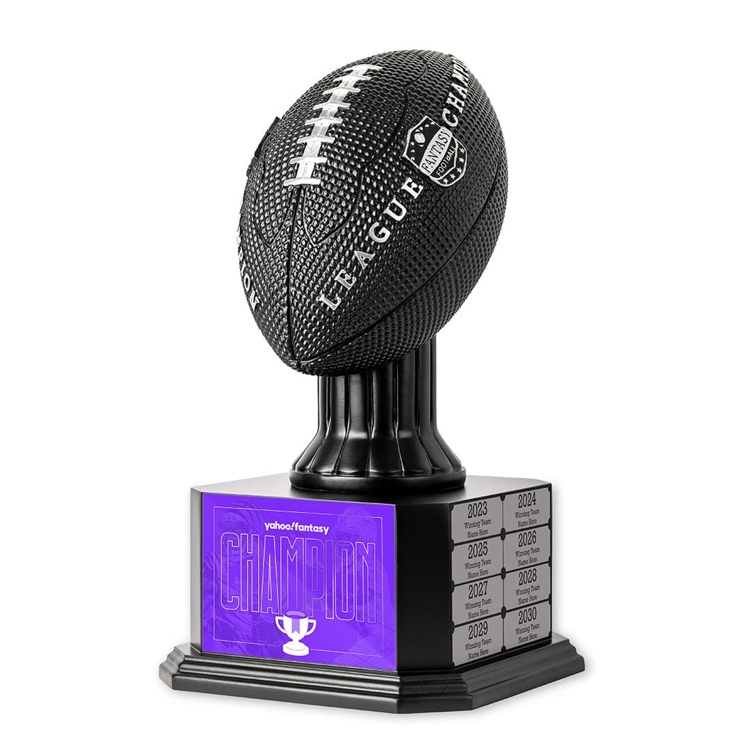 TrophySmack Yahoo Fantasy Football Champion Square Base Trophy