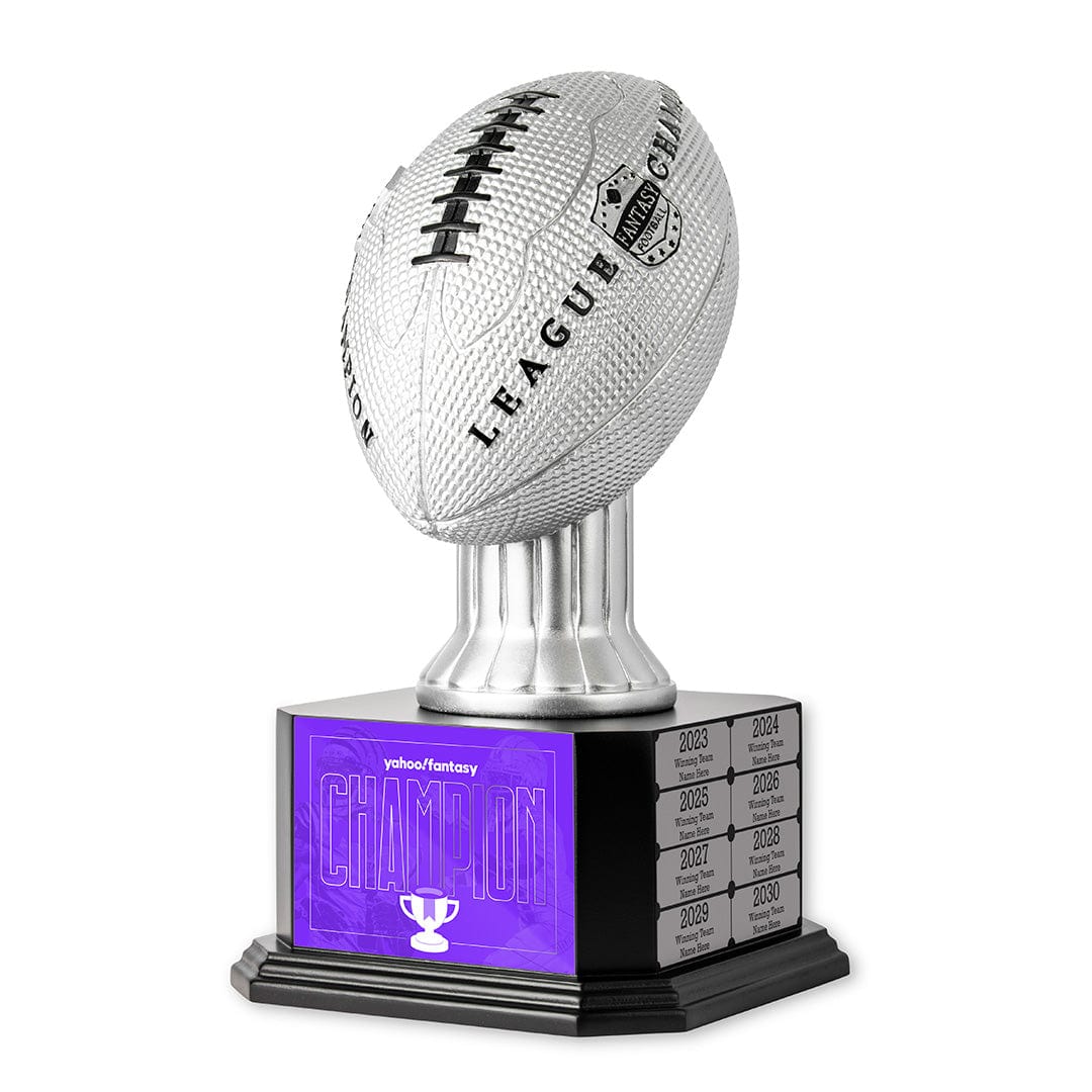 TrophySmack Yahoo Fantasy Football Champion Square Base Trophy