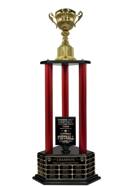 TrophySmack 26"-36” Fantasy Football Gold Cup Trophy