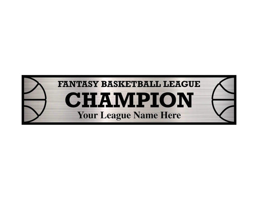 3 Column Basketball / Fantasy Basketball League Plate