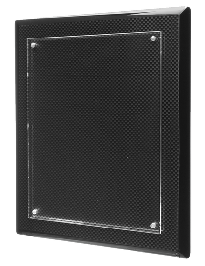 TrophySmack 8 x 10 Floating Image Carbon Fiber Plaque