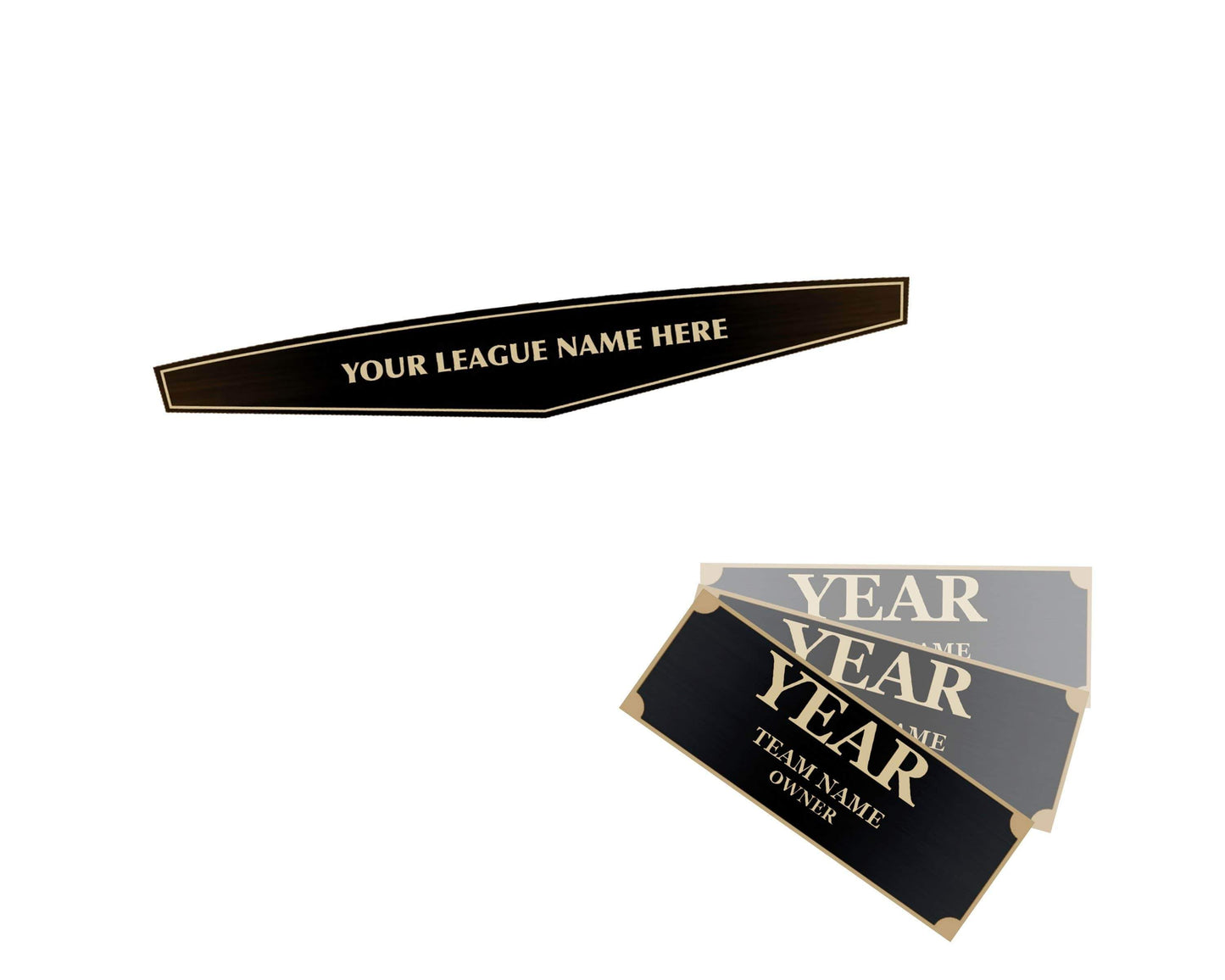 TrophySmack Championship Belt Engravings - Gold