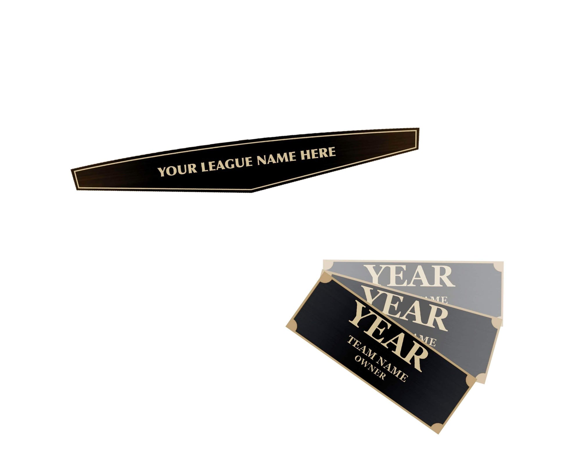 TrophySmack Championship Belt Engravings - Gold