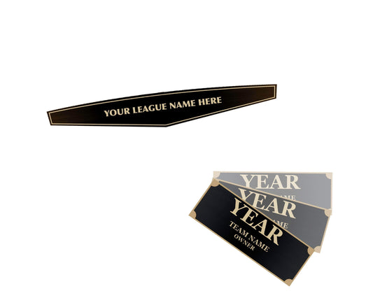 TrophySmack Championship Belt Engravings - Gold