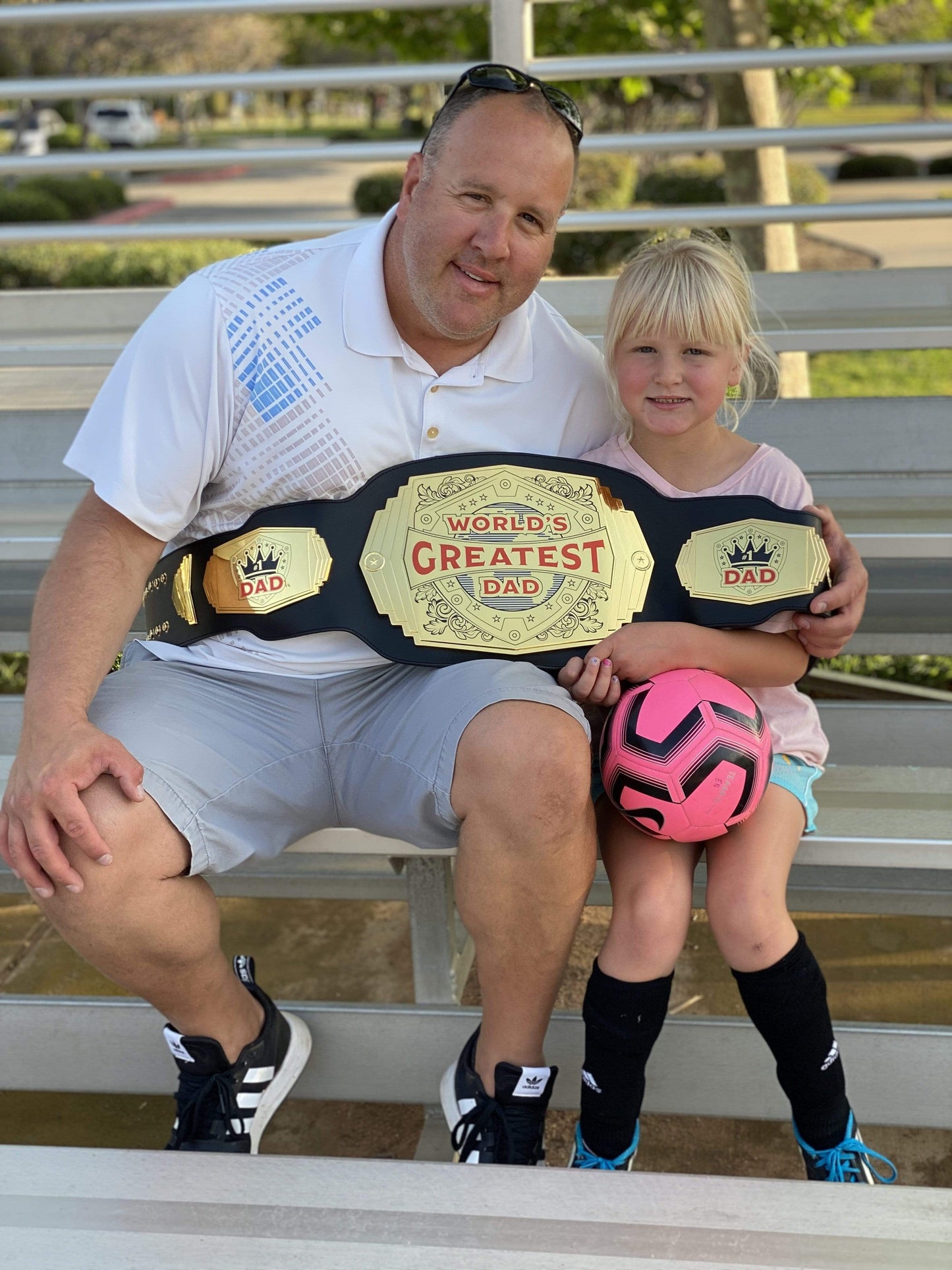 TrophySmack World's Greatest Father Championship Belt